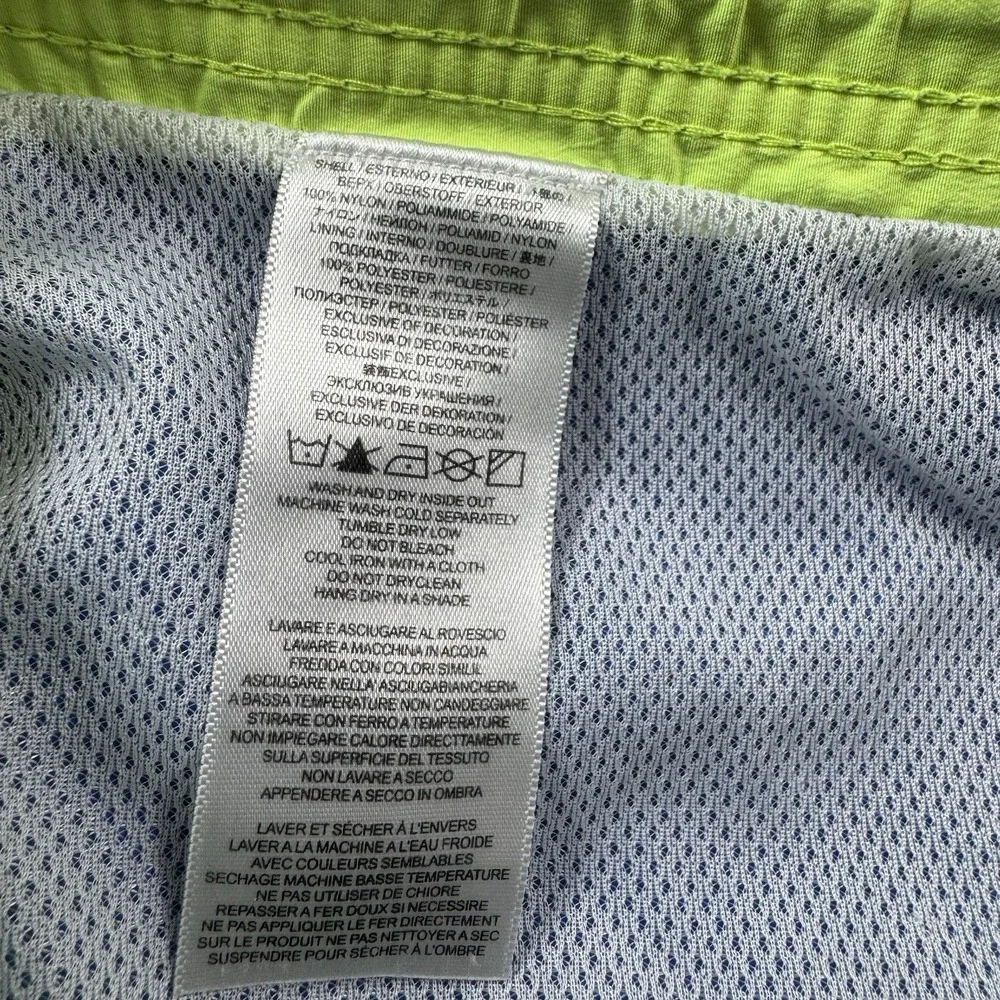 Sundek Blue Neon Green Mesh Lined Mens Swimtrunk Size XL
